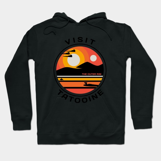 Visit Tatooine Hoodie by Acepeezy